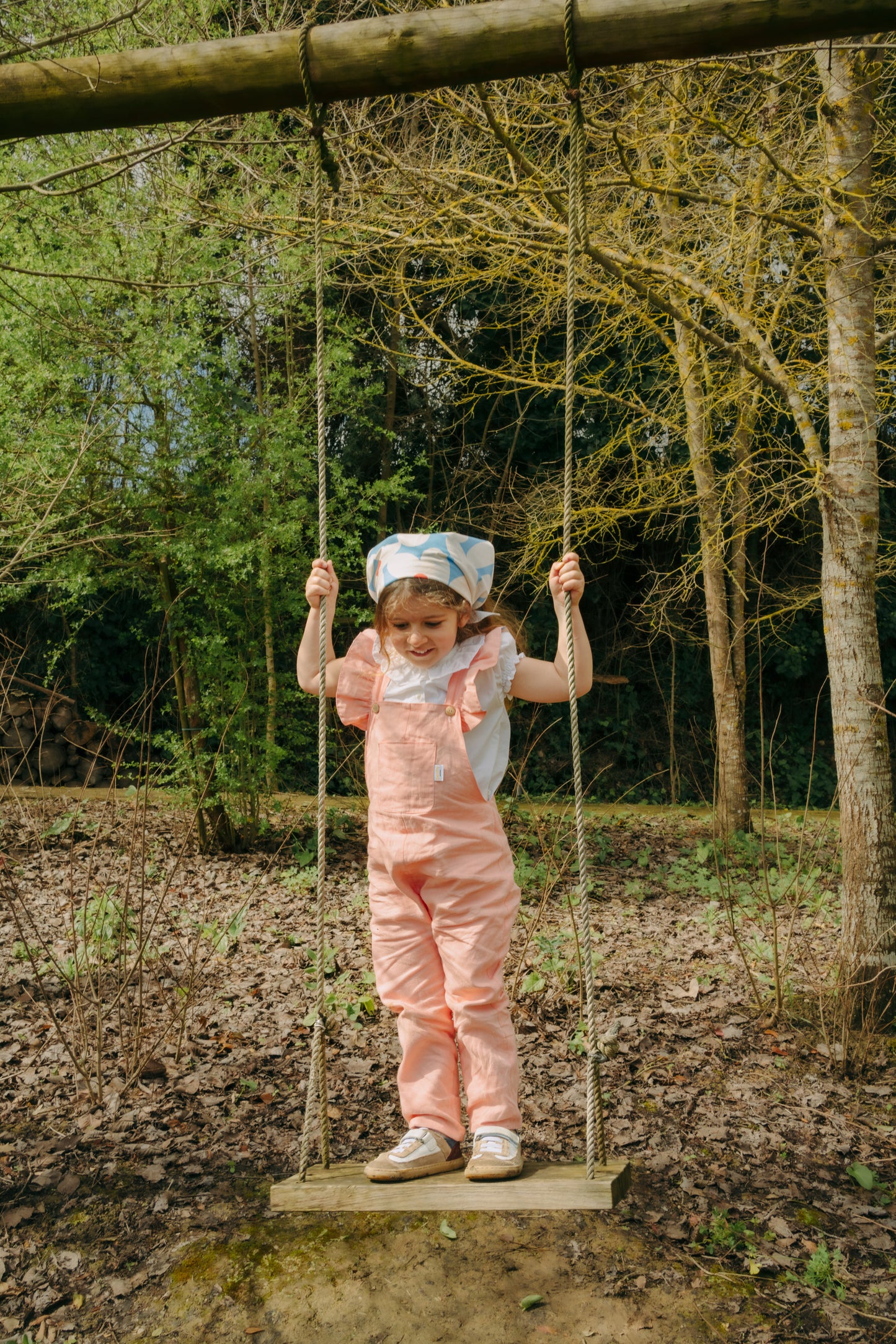 Amélia Coral Overalls