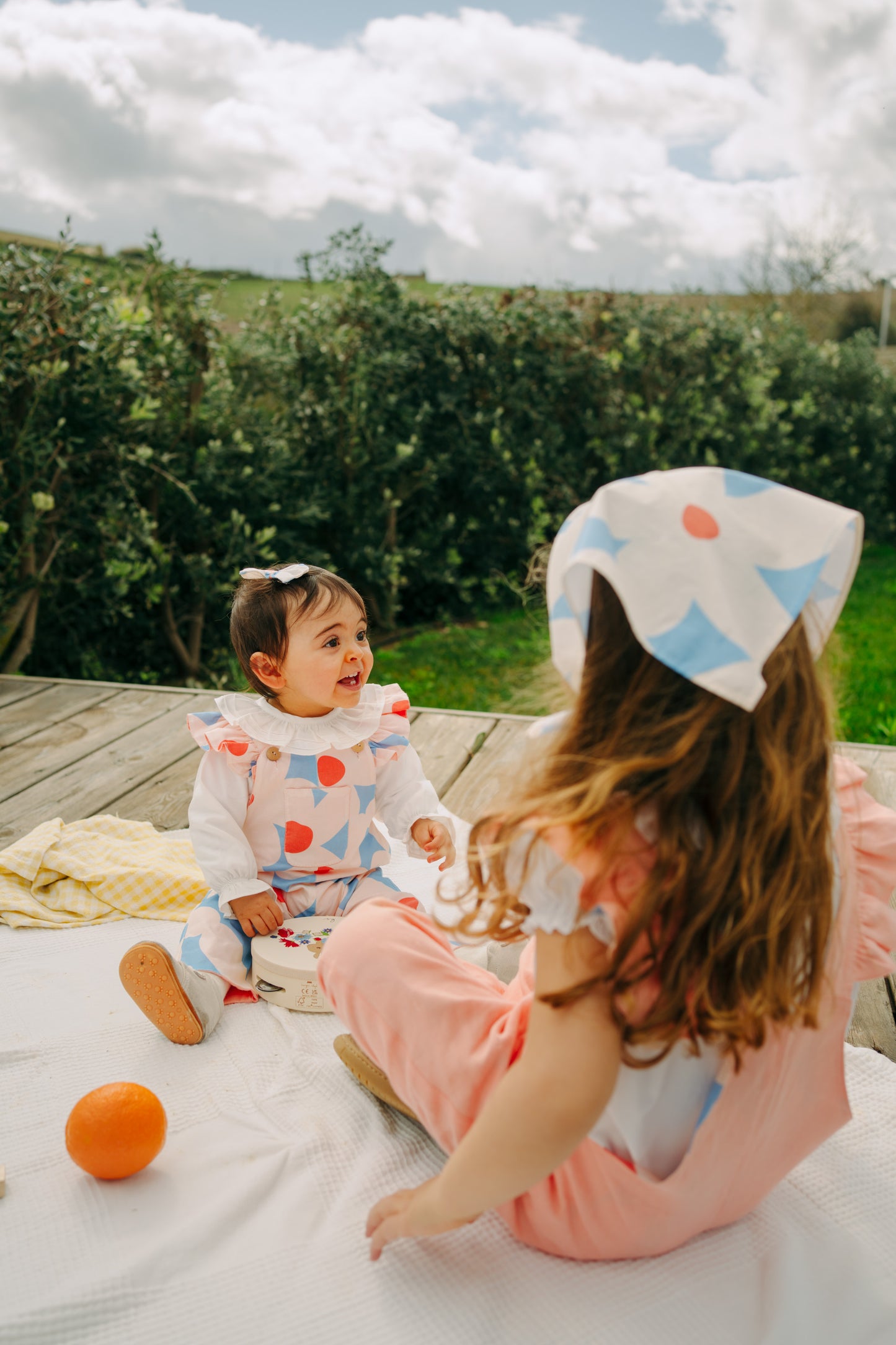 Amélia Coral Overalls
