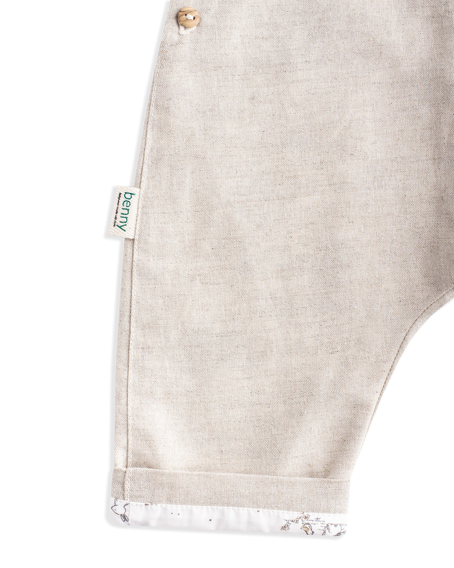 Benjamin natural linen Overalls
