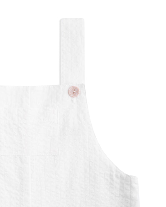 Gonçalo White Overalls (Shorts)