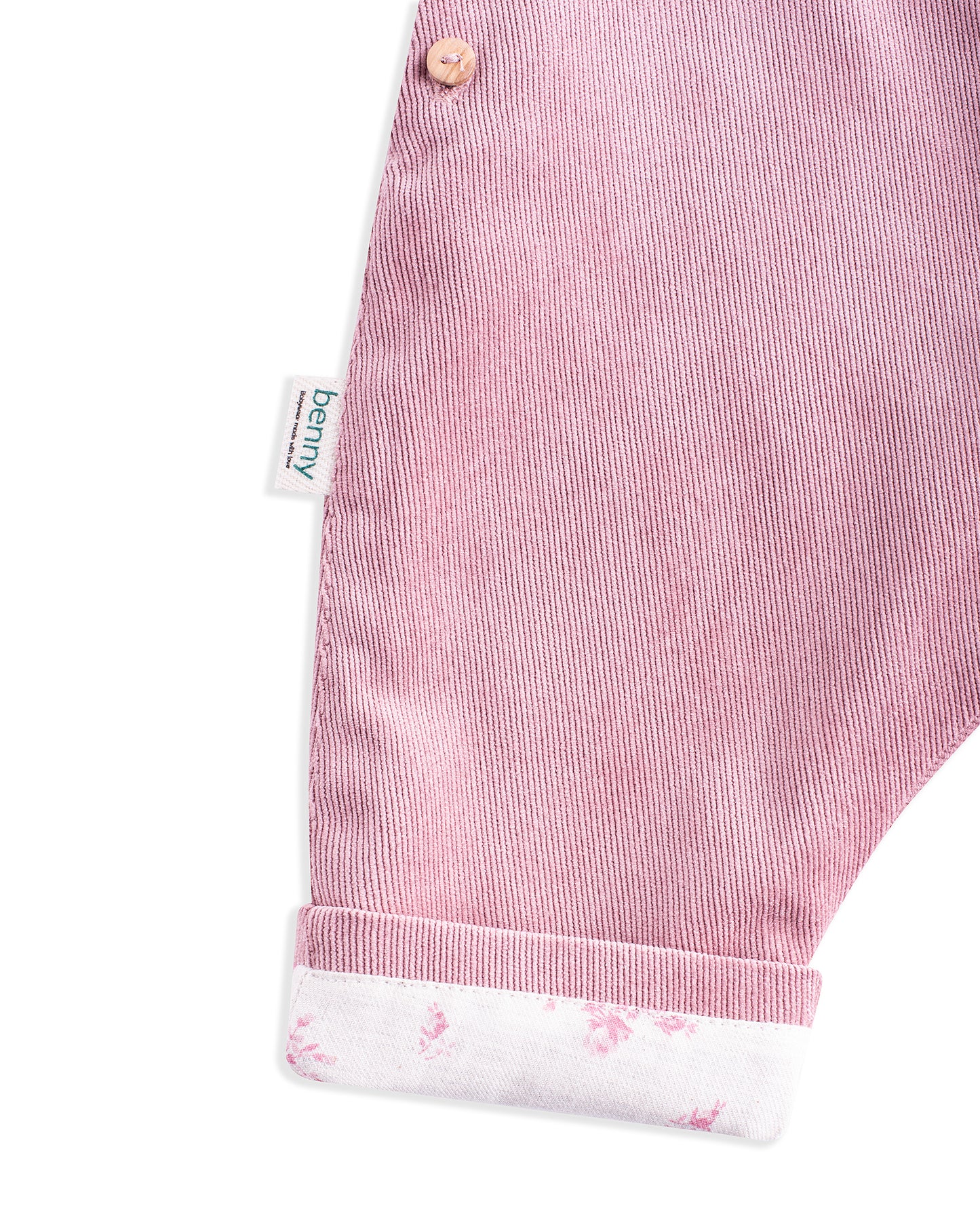 Jardineiras Amélia bombazine rosa
