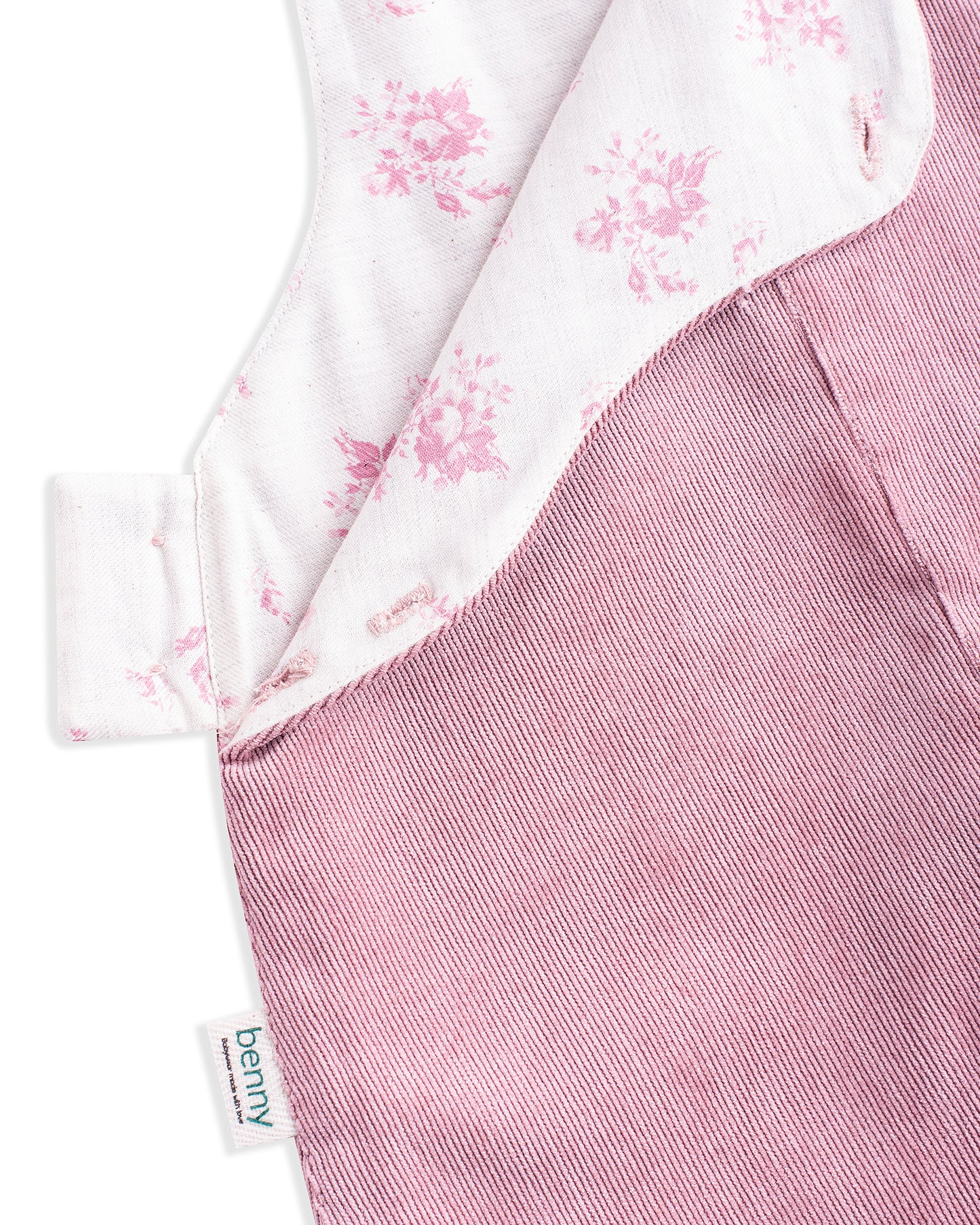 Jardineiras Amélia bombazine rosa