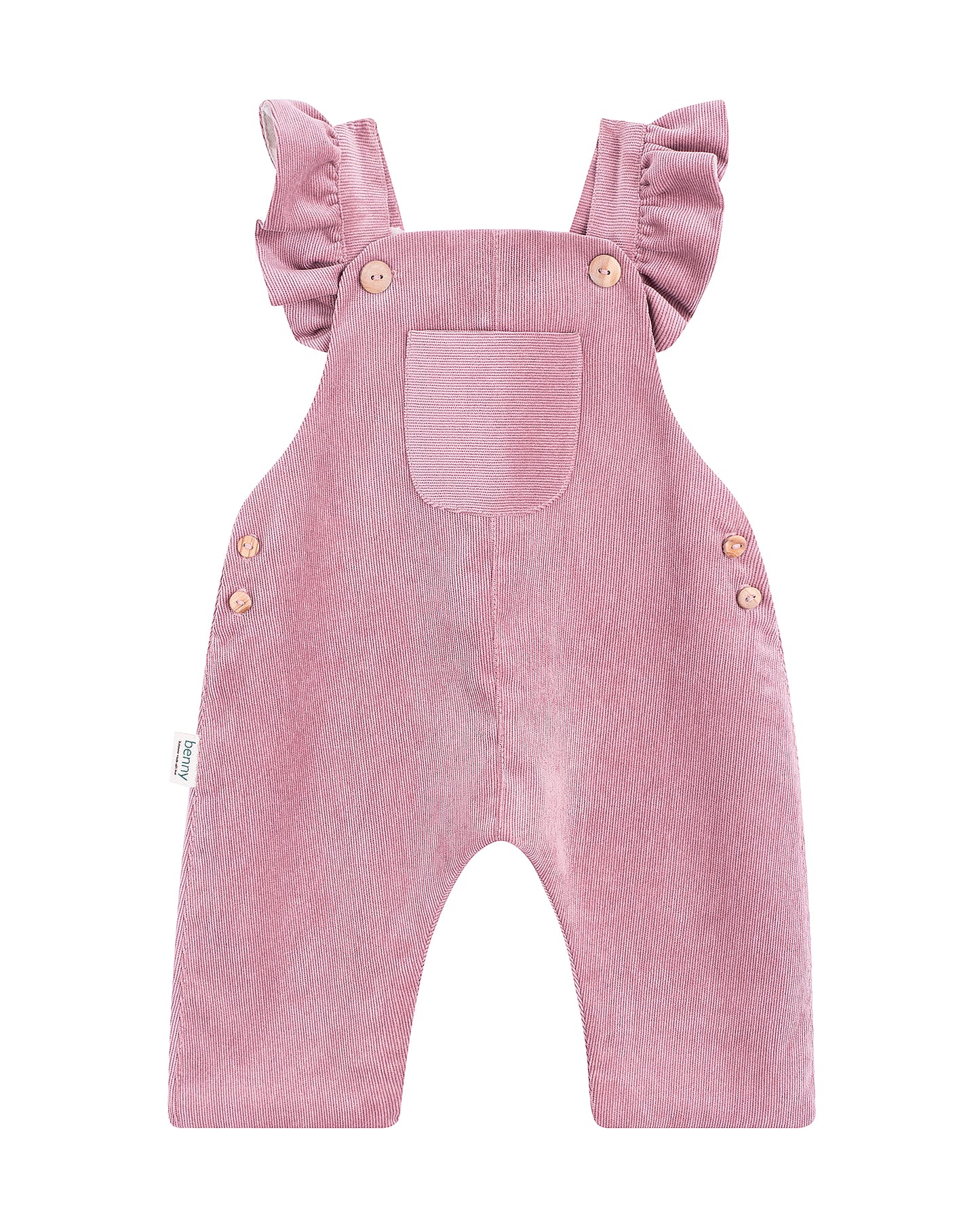 Amelia pink corduroy overalls