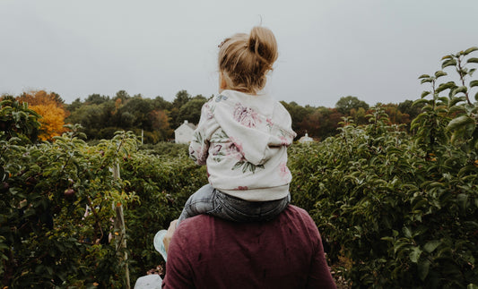 Kids and Dad Playing