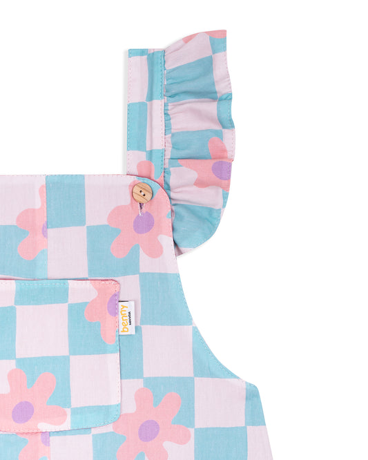 Amélia Vichy Garden Overalls (Reversible)