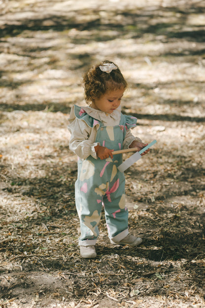 Amélia green Overalls (Reversible)