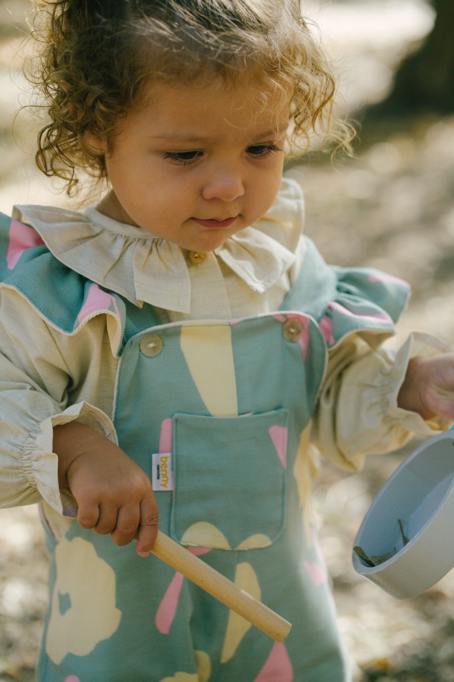 Amélia green Overalls (Reversible)