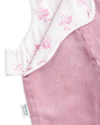 Jardineiras Amélia bombazine rosa