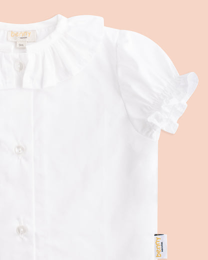 Olívia Bluse in Weiß